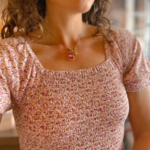 collier stella porté