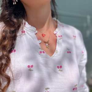 collier primavera porté